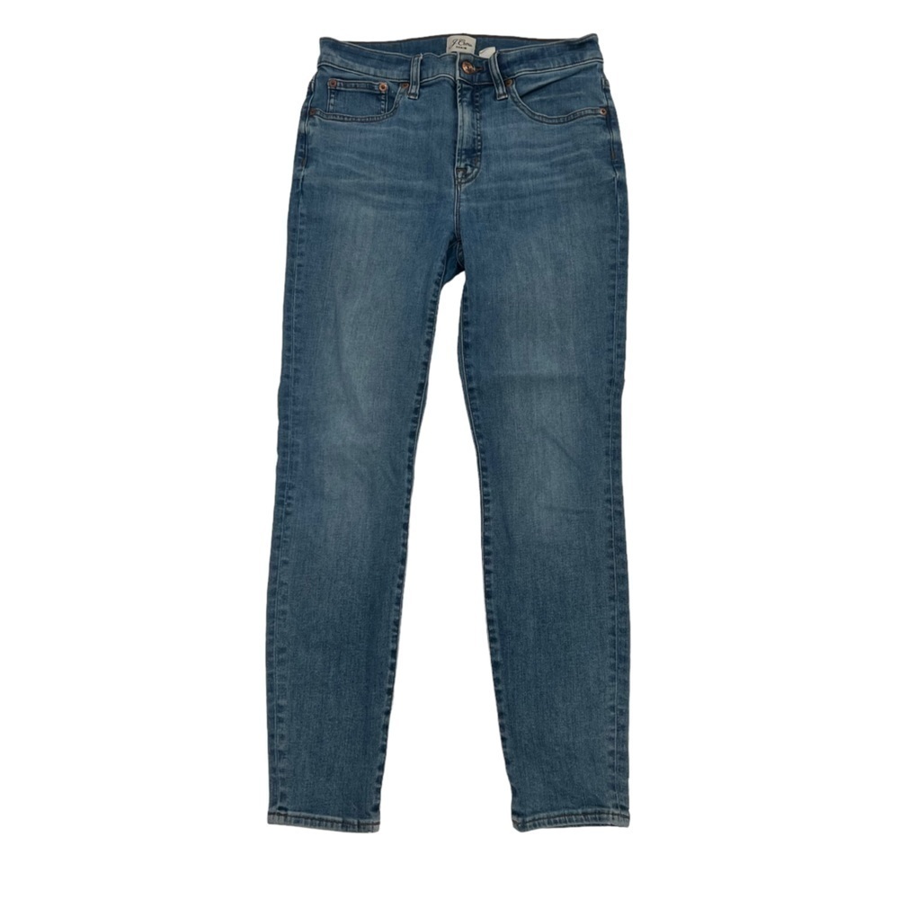 J. Crew 9” High Rise Toothpick Skinny Denim Jeans Size 27 Women’s